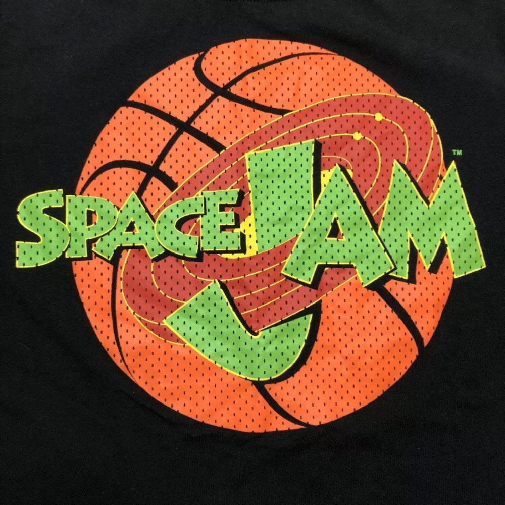 Vintage-style Looney Tunes Space Jam T-shirt L